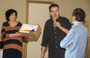 Carla Esmeralda, Marco Altberg e Sergio Sá Leitão no lançamento oficial do RCM 2015
