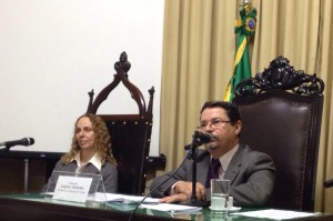 Eva Doris Rosental, Secretária de Cultura do Estado do Rio de Janeiro e Zaqueu Teixeira, Presidente da Comissão de Cultura.