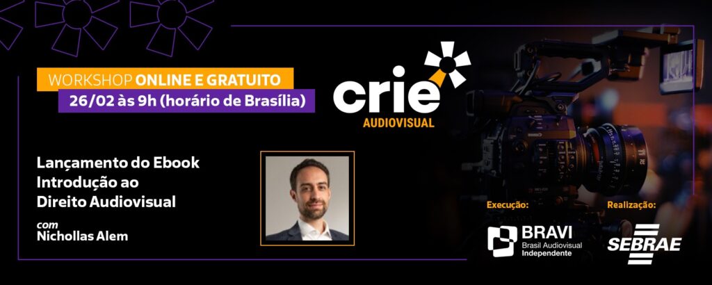 Inscrições abertas para workshop introdutório de Direito Audiovisual